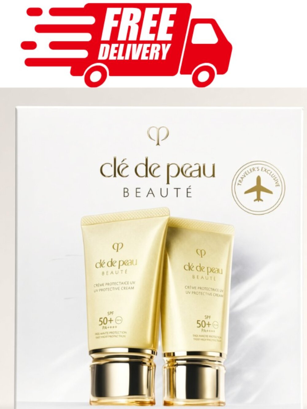Cle de Peau Beaute UV Protective Cream SPF 50+ – Pack of 2